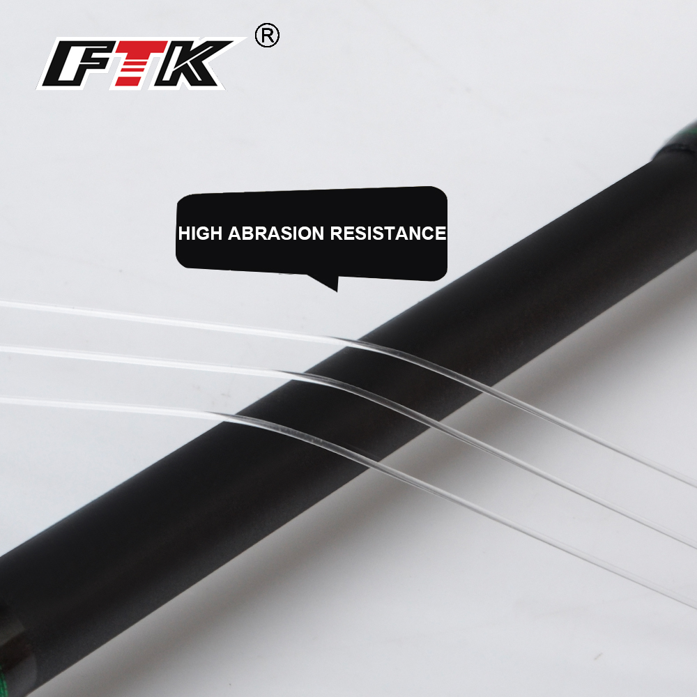 FTK 100 متر الفلوروكربون خيط ص - مراجعة Copolymer Line وسعره