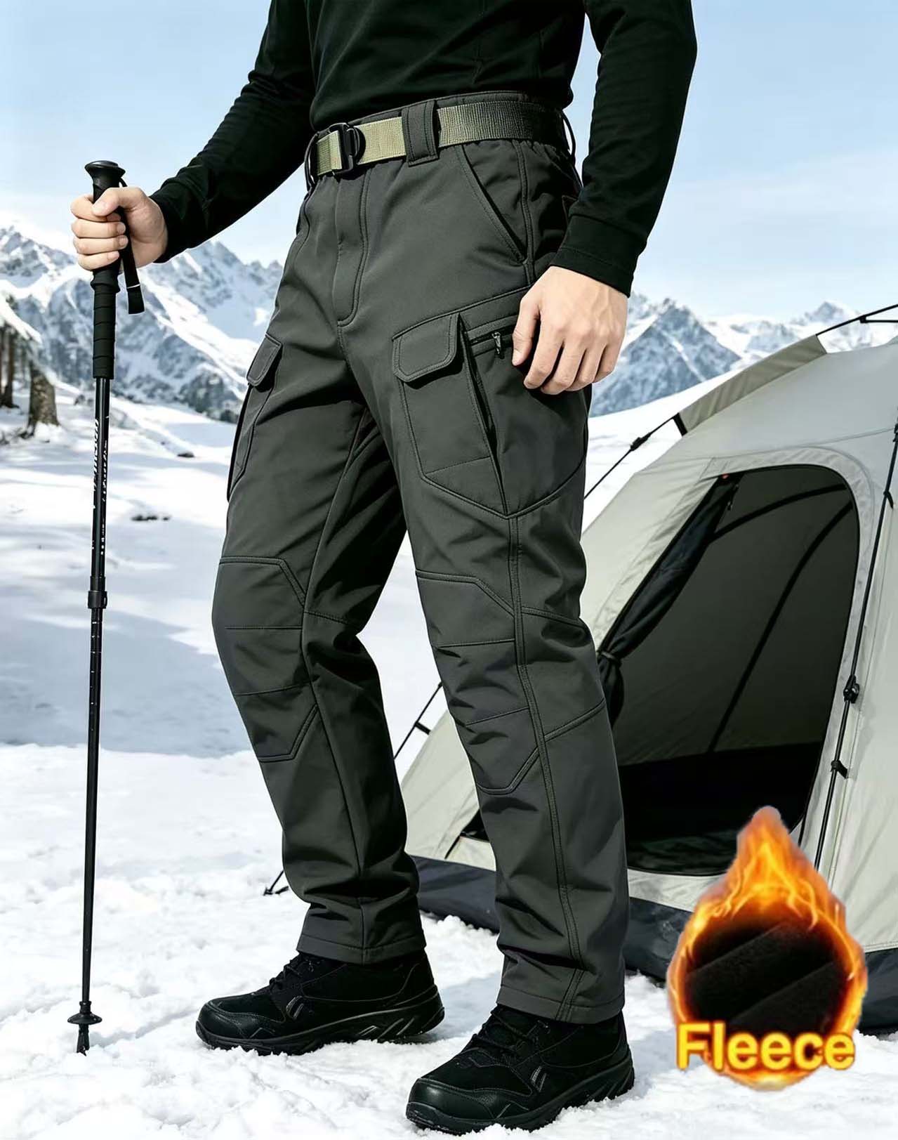بنطلون رجالي شتوي مبطن بالصوف  - مراجعة Fly Line وسعره