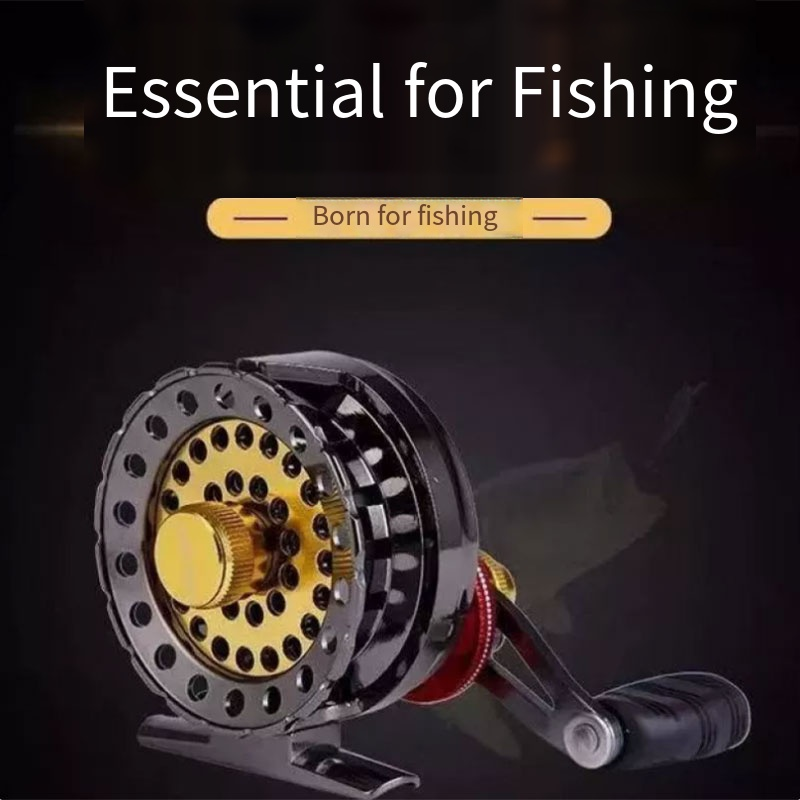 بكرة صيد معدنية بنسبة تروس 2.6 - مراجعة Ice Fishing Line وسعره